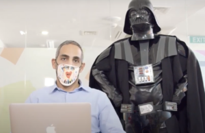 ΟΝΕΚ: Μέτρα προστασίας στον χώρο εργασίας σε συνεργασία με τον «Darth Vader» (VIDEO)
