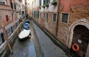 Βενετία: «Στέρεψαν» τα κανάλια – Πού οφείλεται το φαινόμενο