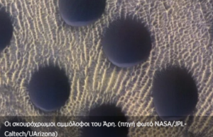 Οι «μαύρες τρύπες» του Άρη (βίντεο)