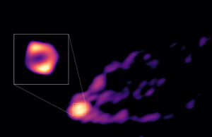 Ιστορικό πορτρέτο μαύρης τρύπας που εκτοξεύει έναν πίδακα καταστροφής