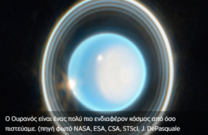 Εντοπίστηκε θερμός πολικός κυκλώνας στον Ουρανό ανατρέποντας όσα γνωρίζαμε για τον πλανήτη