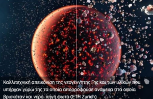 Η νεογέννητη Γη ρούφηξε το νερό που υπήρχε στο Διάστημα και έγινε φιλική στη ζωή