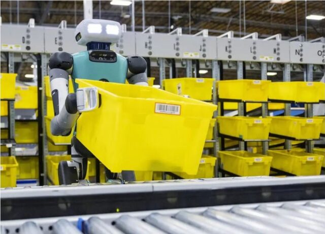 Η Amazon σχεδιάζει την αντικατάσταση 500 χιλιάδων υπαλλήλων της με ρομπότ Η Amazon σχεδιάζει την αντικατάσταση 500 χιλιάδων υπαλλήλων της με ρομπότ