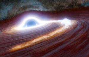 Γιγάντια μαύρη τρύπα εκπέμπει λάμψη δέκα τρισεκατομμύρια φορές φωτεινότερη από τον Ήλιο