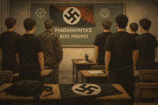 ΤΑ ΠΑΙΔΙΑ (ΦΩΤΟ)ΓΡΑΦΙΖΟΥΝ ΣΤΟΥΣ ΤΟΙΧΟΥΣ με τα χέρια …υψωμένα