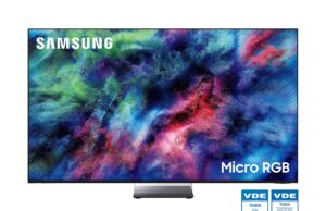 Η τηλεόραση Samsung Micro RGB έλαβε πιστοποιήσεις οθόνης “Safety for Eyes” και “Circadian Rhythm Display” από τον οργανισμό VDE
