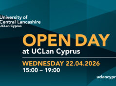 Ανακάλυψε έναν κόσμο γεμάτο ευκαιρίες στην Ημέρα Γνωριμίας (Open Day) του Πανεπιστημίου UCLan Cyprus