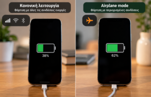 Φορτίζει πιο γρήγορα το κινητό σε airplane mode; Τι πραγματικά συμβαίνει